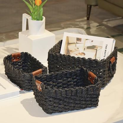 Paper rope Small Storage baskets - Image 4
