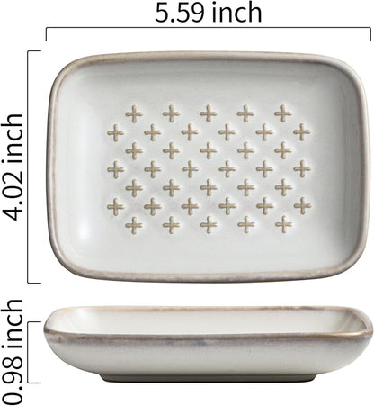 Gomakren Soap Dish, Shower Soap Holder, Christmas Ceramic Soap Dishes - Image 2