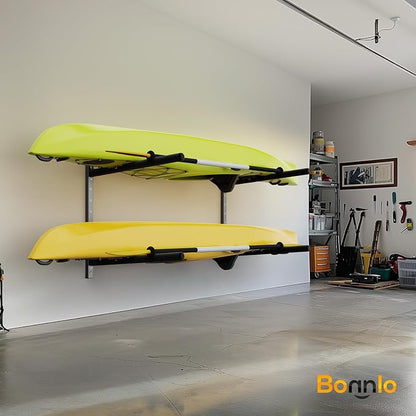 Bonnlo Kayak Storage Rack, Adjustable Heavy Duty Kayak Rack - Image 2