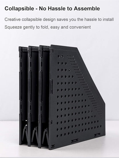 Leven Collapsible Magazine File Holder/Desk Organizer - Image 3