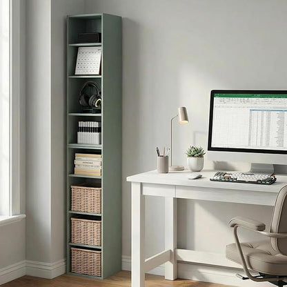 Furinno PASIR Book Shelf, 8-Tier Bookshelf, Bookcase - Image 2