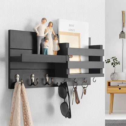 Lwenki Mail Organizer for Wall Mount – Key Holder - Image 5