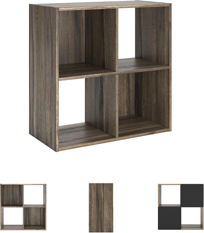 Signature Design by Ashley Shallifer 4 Cube Storage Organizer or Bookcase - Image 5