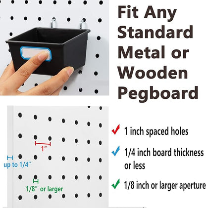 Pegboard Hooks Assortment, for Organizing Various Tools, - Image 6