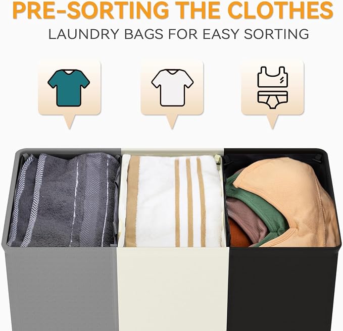 WOWLIVE 180L Laundry Hamper - Image 4