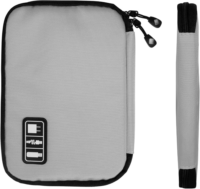 Lcsmaokin Electronics Organizer Travel Case, Electronic Accessories Storage Bag - Image 6