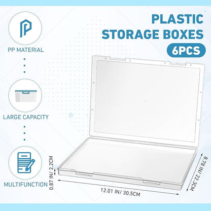 Jetec 6 Pieces Mini Plastic Clear Beads Storage Containers Box - Image 2