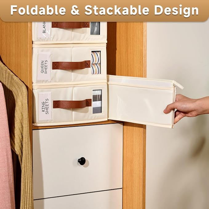 Bed Sheet Organizer 4 Pack - Image 4