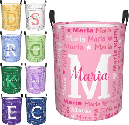 Custom Name Laundry Hamper, Personalized Laundry Baskets by PersonalizedGift