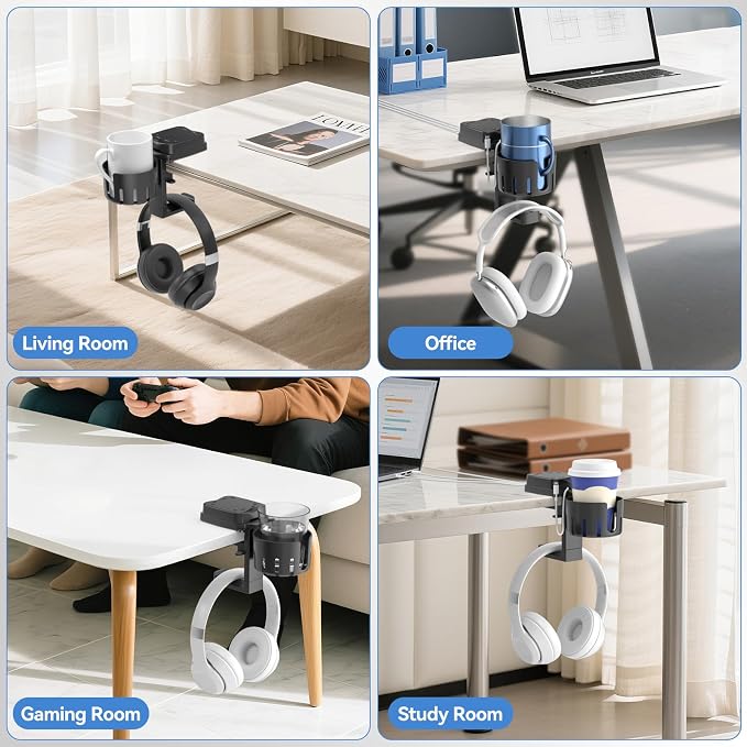 KDD 3 in 1 Headphone Hanger - Image 8