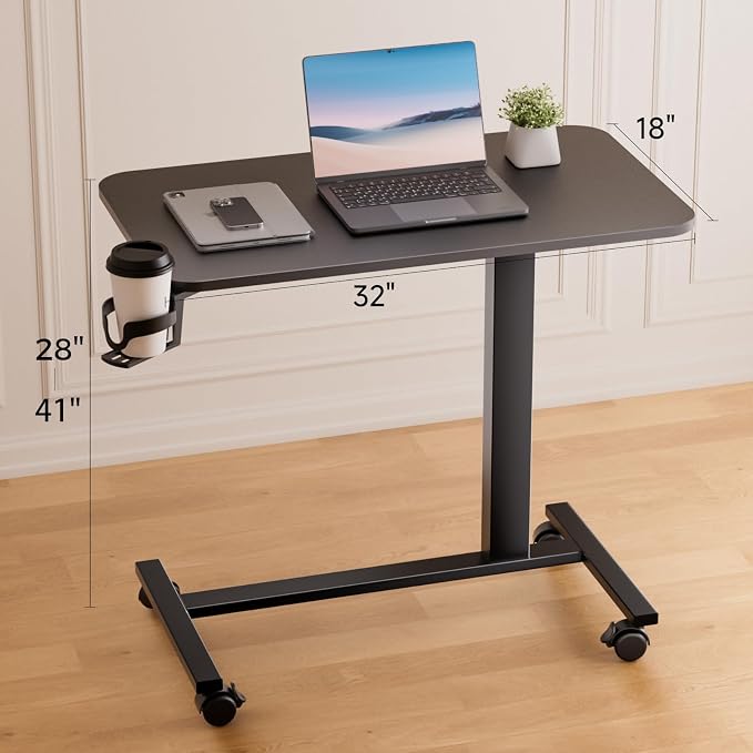 COMHOMA Adjustable Overbed Bedside Table - Image 8