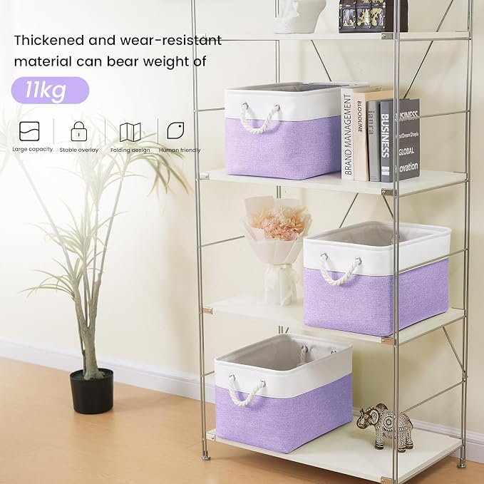 15x11x10 In Foldable Fabric Large Storage Bins - Image 3