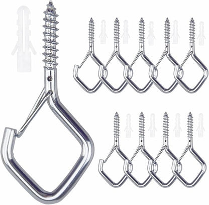 10 PCS Eye Screw Hooks for Hanging Heavy Duty by Unknown