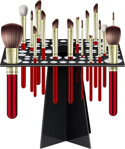 72 Holes Acrylic Makeup Brush Stand by Vesici