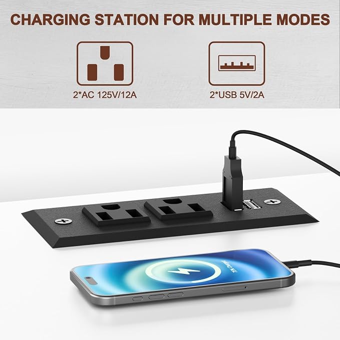 HIFYOBRO 21.6" Tall Fluted Nightstand Set, End Table - Image 5
