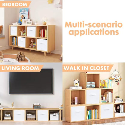ShellKingdom Storage Bins, Foldable Fabric Storage Cubes and Cloth Organizer - Image 4