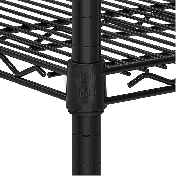 Seville Classics UltraDurable Heavy Duty NSF Solid Steel Wire Rack Storage Unit - Image 6