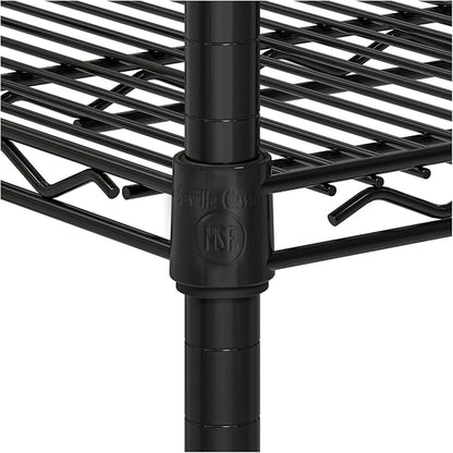 Seville Classics UltraDurable Heavy Duty NSF Solid Steel Wire Rack Storage Unit - Image 6