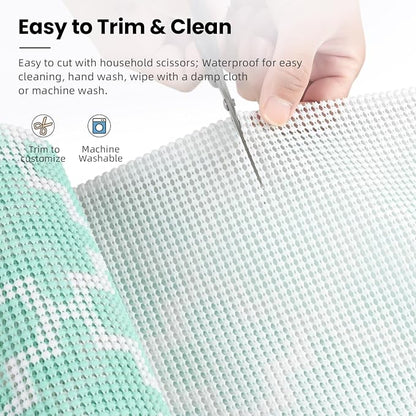 BAGAIL Drawer and Shelf Liner, 17.5 in X 20 Ft Non-Adhesive Shelf Liners - Image 4