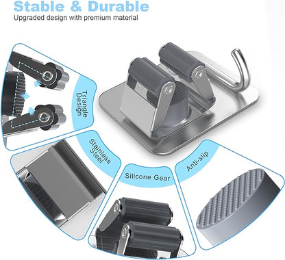 4 Pack Stainless Steel Mop and Broom Gripper - Image 4