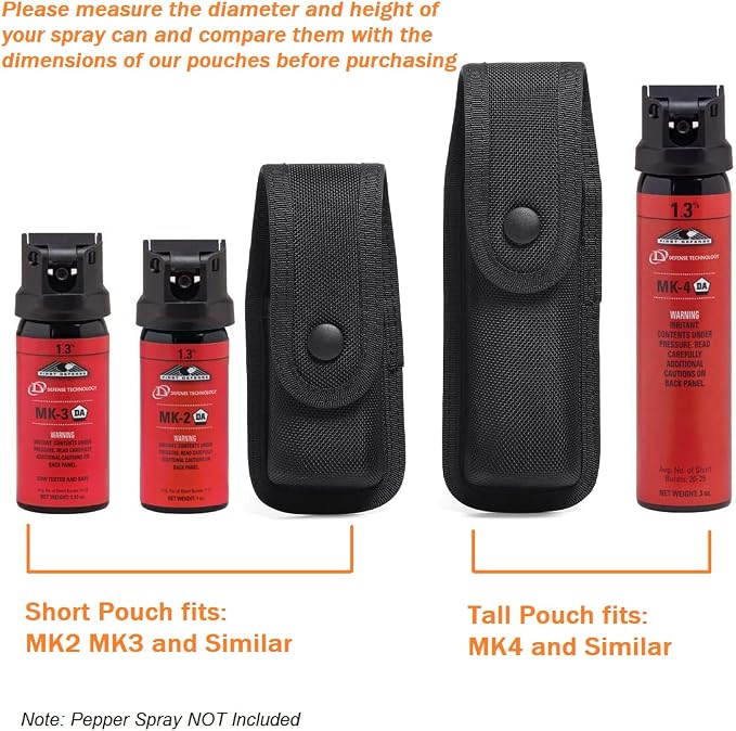 TACNEX OC/Mace Spray Holster for Duty Belt Pepper Spray Pouch MK3 MK4 Canister - Image 5