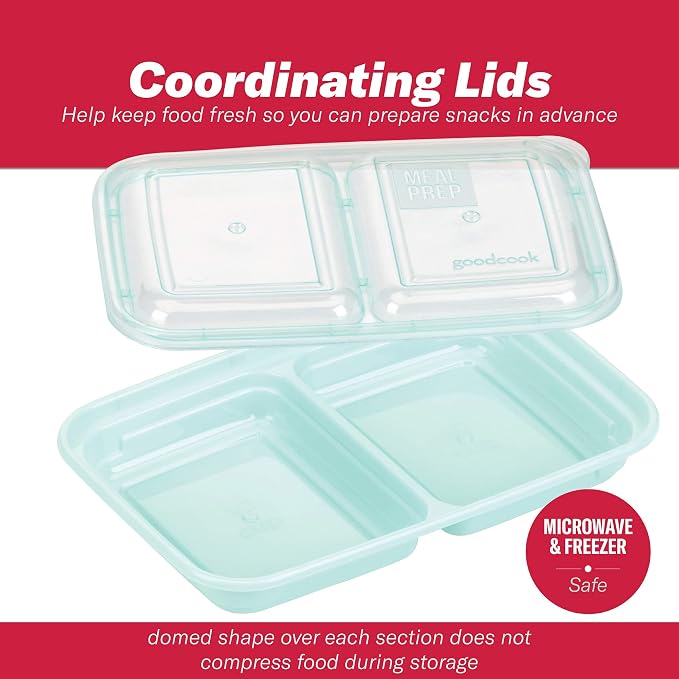 GoodCook 2-Compartment Food Storage Container Set - Image 6