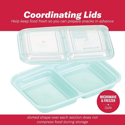 GoodCook 2-Compartment Food Storage Container Set - Image 6