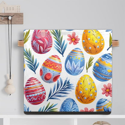 TropicalLife 13x13x13 Inch Large Fabric Storage Cube Easter Eggs Foldable - Image 6