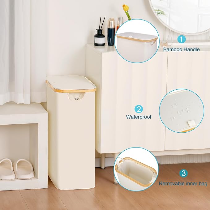 efluky Slim Laundry Basket - Image 2