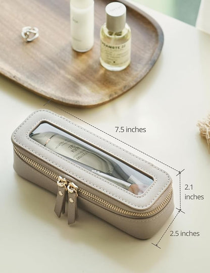 Popvibe Clear Makeup Bag Travel Cosmetic Case Transparent Toiletry Bag - Image 3