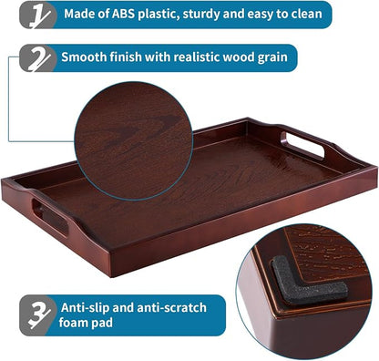MDLUU Plastic Serving Tray, Ottoman Tray - Image 4