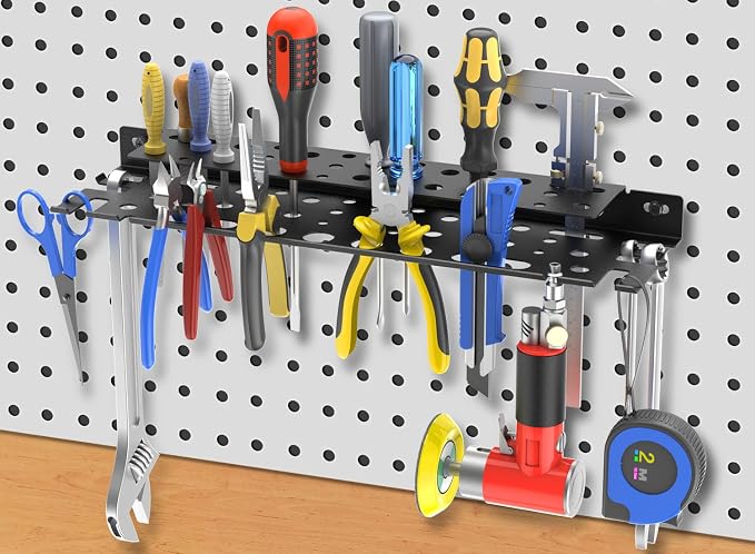WallMount Tool Storage Rack, Plier organizer, Equipped Suspension Holes - Image 3