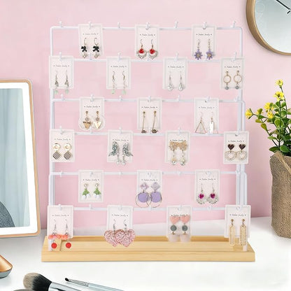 Earring Display for Vendors, 6 Tiers Earring Rack Display Holder Stand - Image 5