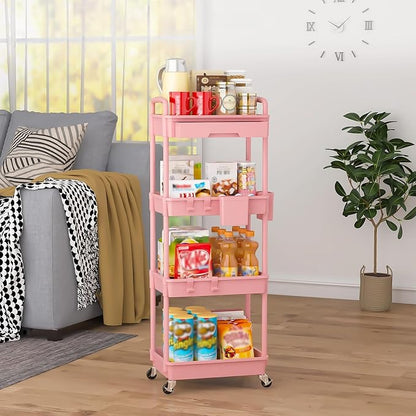 4 Tier Rolling Utility Cart - Image 8