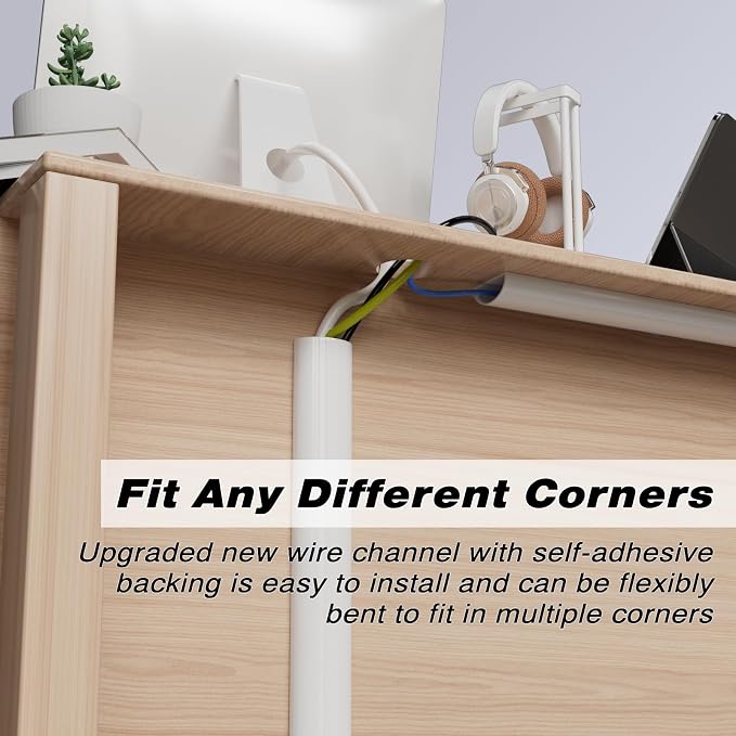 39" Silicone Cord Hider for Wall Mount TV, Large Self-Adhesive Cable Hider for - Image 7