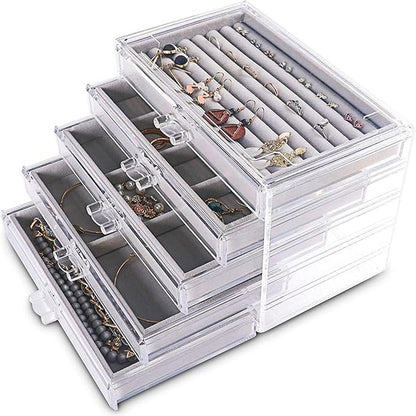 Space Saving Acrylic Cosmetic Storage Drawers Multi Drawers Acrylic Organizer - Image 5