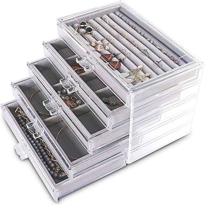 Space Saving Acrylic Cosmetic Storage Drawers Multi Drawers Acrylic Organizer - Image 4