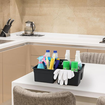 6 Packs Plastic Cleaning Supplies Storage Caddy - Image 5