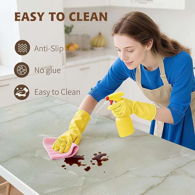 2-Layer Drawer and Shelf Liner for Kitchen Cabinet: 17in X 30Ft Non Slip - Image 4