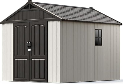 Patiowell 8 x 10 FT Resin Outdoor Storage Shed - Image 9