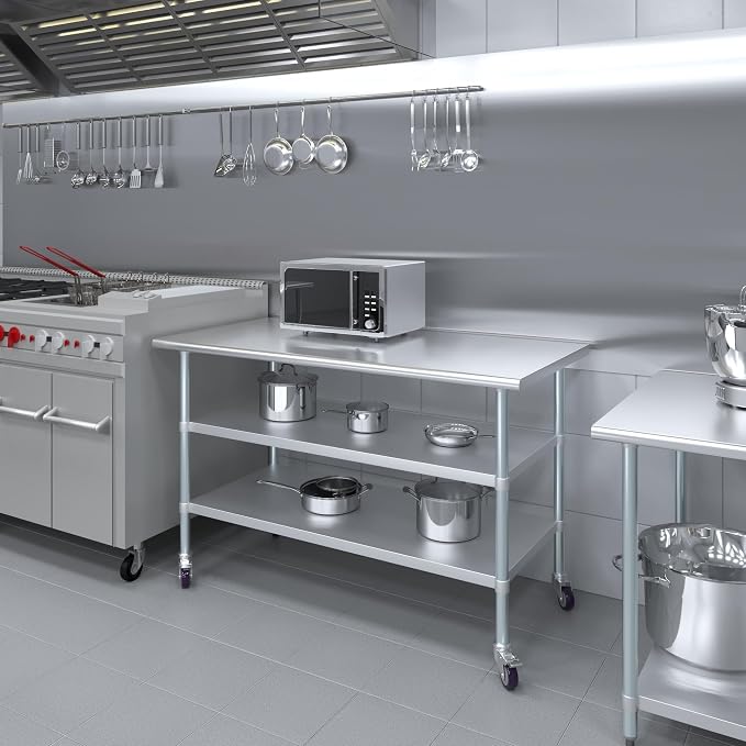 AmGood Stainless Steel Work Table - Image 5