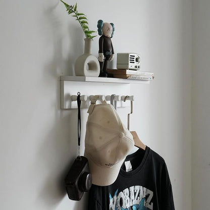 Entrance Coat Rack ，Coat Hooks, Wall-Mounted Wooden Hook Rack, Wall-Mounted - Image 6
