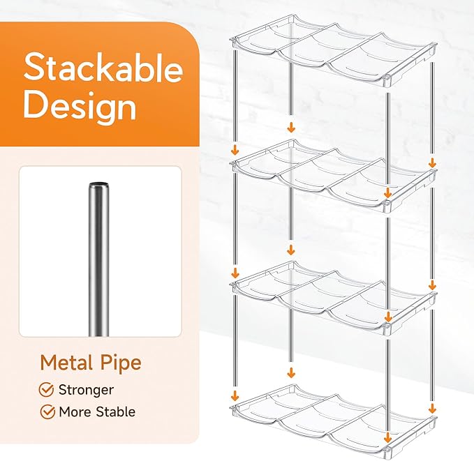Water Bottle Organizer for Stanley 40 oz Tumbler, Stackable Tumbler Storage - Image 5