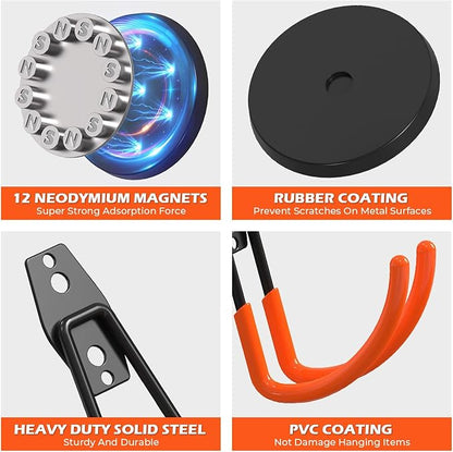 Extra Large Heavy Duty Magnetic Hooks - Image 2