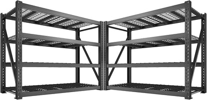 Bepatio 8000LBS Garage Shelving Heavy Duty, Adjustable Utility Shelves by Bepatio