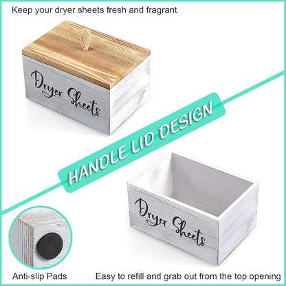 Bivvclaz Dryer Sheet Holder, Laundry Room Organization and Storage - Image 3