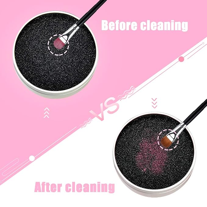 TailaiMei 4 Pack Color Removal Cleaner Sponge, Quickly & Easily Clean Makeup - Image 2