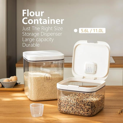 Flour Container 20LBS - 10 L /10.5 QT /10 KG - Rice Container Storage Food - Image 5