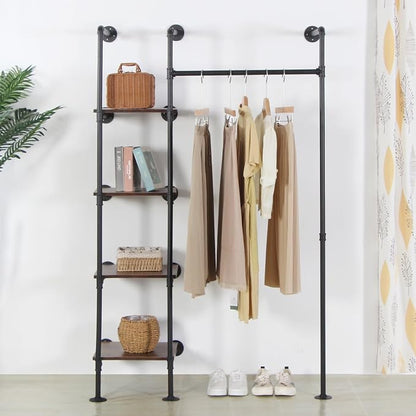 Industrial Pipe Clothing Rack by EDCB