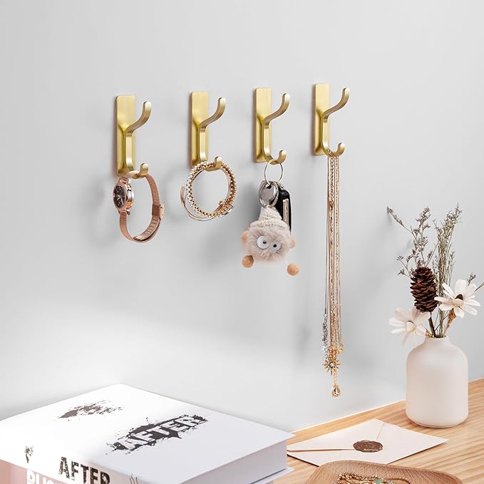 10-Pack Wall Hooks for Hanging Towels - Image 7